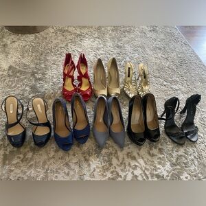 8 pairs of size 7& 7.5 heels used only 2-3 times